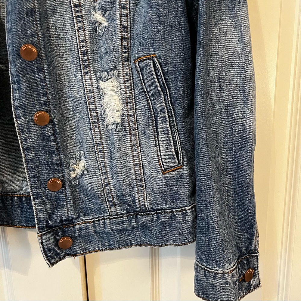 Sts Blue Denim Button Down Jacket - image 6
